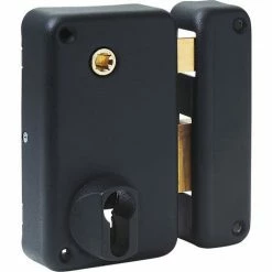 Serrure De Grille Verticale THIRARD - Fouillot - Cylindre Profil Européen - Gauche - 140x88 -009829