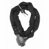 THIRARD - Chaîne Acier Gainé Nylon Loops, Vélo, Moto, Barrières, 1.5m, Noir, 2 Clés -THIRARD Soldes 8904556 1