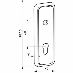 THIRARD - Plaque De Propreté, 186x62mm, Noir -THIRARD Soldes 8904576 2