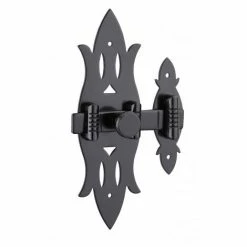 THIRARD - Verrou De Meuble Rustique, 40x130mm, Fer Noir