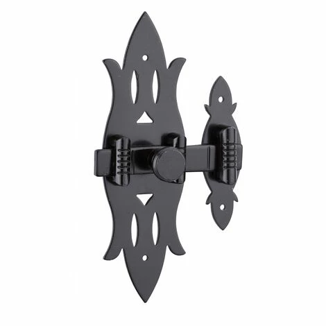 THIRARD - Verrou De Meuble Rustique, 40x130mm, Fer Noir 3 THIRARD - Verrou De Meuble Rustique, 40x130mm, Fer Noir