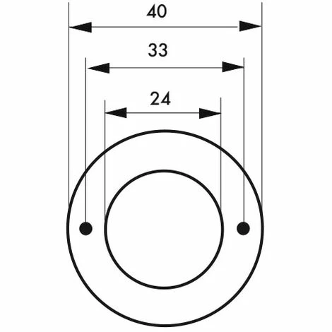 THIRARD - Rosace Pour Cylindre Ø24mm, Laiton 4 THIRARD - Rosace Pour Cylindre Ø24mm, Laiton – Image 2