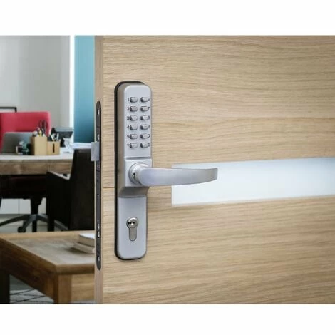 THIRARD - Serrure à Combinaison Avec Paire De Béquilles Pour Serrure Encastrable Pour Porte D'entrée, 8 Chiffres, Chromé 4 THIRARD - Serrure à Combinaison Avec Paire De Béquilles Pour Serrure Encastrable Pour Porte D'entrée, 8 Chiffres, Chromé – Image 2