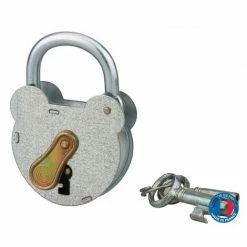 THIRARD - Cadenas à Clé 2493, Acier, Extérieur, Anse Zinguée, 55mm, 2 Clés -THIRARD Soldes 8904734 3