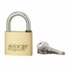 THIRARD - Cadenas à Clé Mach 3, Laiton, Extérieur, Anse Acier, 50mm, 3 Clés