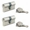 THIRARD - Lot De 2 Cylindres De Serrure Double Entrée, 30x30mm, Anti-arrachement, S'entrouvrant, Nickel, 3 Clés/cylindre 2 THIRARD - Lot De 2 Cylindres De Serrure Double Entrée, 30x30mm, Anti-arrachement, S'entrouvrant, Nickel, 3 Clés/cylindre -THIRARD Soldes 8904803 1