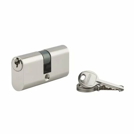 THIRARD - Cylindre De Serrure Double Entrée Ovale, 30x30mm, Laiton, Anti-arrachement, 3 Clés 3 THIRARD - Cylindre De Serrure Double Entrée Ovale, 30x30mm, Laiton, Anti-arrachement, 3 Clés