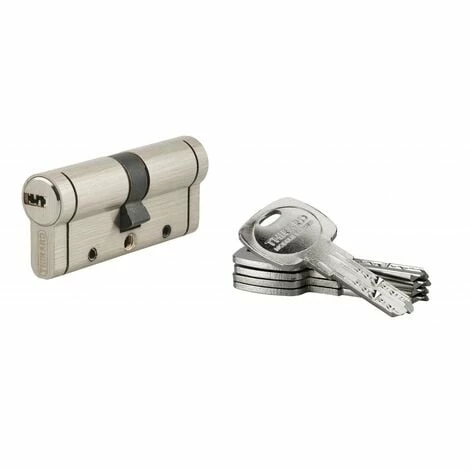 THIRARD - Cylindre De Serrure Trafic 12, 35x35mm, Nickel, Anti-arrachement, Anti-perçage, Anti-casse, 5 Clés 3 THIRARD - Cylindre De Serrure Trafic 12, 35x35mm, Nickel, Anti-arrachement, Anti-perçage, Anti-casse, 5 Clés
