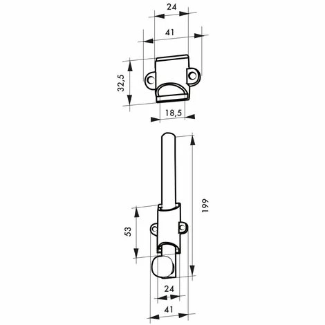 THIRARD - Verrou à Plaquer Pour Fenêtre, à Coulisse, 200mm, Nickel Satin 4 THIRARD - Verrou à Plaquer Pour Fenêtre, à Coulisse, 200mm, Nickel Satin – Image 2