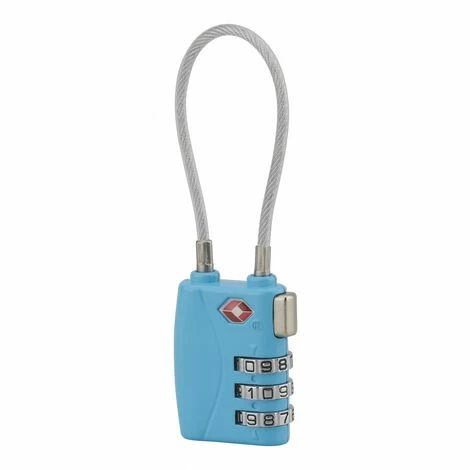 THIRARD - Cadenas à Combinaison TSA à Cable, 3 Chiffres, Voyage, 30mm 4 THIRARD - Cadenas à Combinaison TSA à Cable, 3 Chiffres, Voyage, 30mm – Image 2