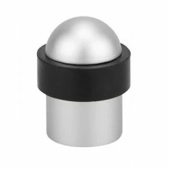 THIRARD - Butoir à Visser, Fixation Au Sol, Aluminium, Ø38x34,5mm, Argent