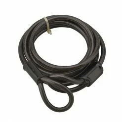 THIRARD - Antivol à Clé Twisty, Vélo, Abris De Jardin, Câble Acier 1.80m, Cadenas 40mm, 2 Clés