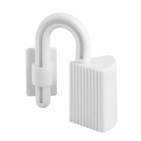 THIRARD - Lot De 2 Entrebailleurs Bloque-charnière, Blanc 3 THIRARD - Lot De 2 Entrebailleurs Bloque-charnière, Blanc