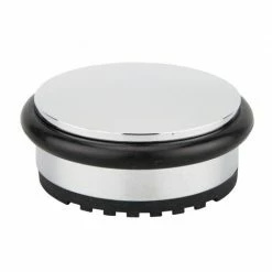 THIRARD - Butoir à Visser, Fixation Au Sol, Acier, Ø95x40mm, Pour 1kg3, Chromé