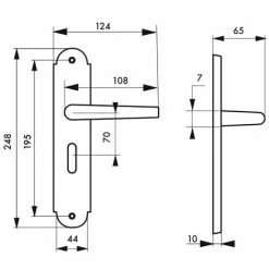 THIRARD - Ensemble De Poignées Pour Salle De Bain/toilette Arthemis à Condamnation, Carré 7mm, Entr'axes 195mm, Laiton Patiné 5 THIRARD - Ensemble De Poignées Pour Salle De Bain/toilette Arthemis à Condamnation, Carré 7mm, Entr'axes 195mm, Laiton Patiné -THIRARD Soldes 8904976 2
