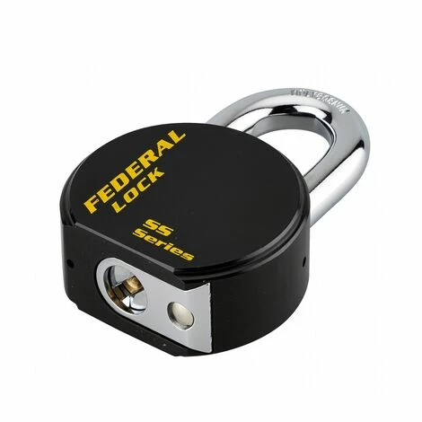THIRARD - Cadenas à Clé Fédéral Lock S900R, Acier, Chantier, Anse Molybdène, 63.5mm, 2 Clés, Noir 4 THIRARD - Cadenas à Clé Fédéral Lock S900R, Acier, Chantier, Anse Molybdène, 63.5mm, 2 Clés, Noir – Image 2