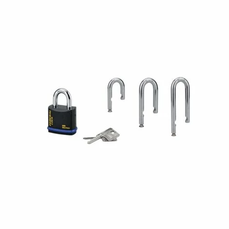 THIRARD - Cadenas à Clé Fédéral Lock S900R, Acier, Chantier, Anse Molybdène, 63.5mm, 2 Clés, Noir 6 THIRARD - Cadenas à Clé Fédéral Lock S900R, Acier, Chantier, Anse Molybdène, 63.5mm, 2 Clés, Noir – Image 4