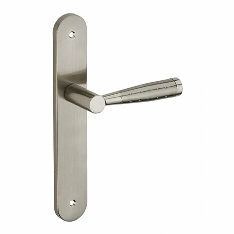 THIRARD - Ensemble De Poignées Pour Porte Intérieure Helios Sans Trou, Carré 7mm, Entr'axes 195mm, Nickelé Brossé 3 THIRARD - Ensemble De Poignées Pour Porte Intérieure Helios Sans Trou, Carré 7mm, Entr'axes 195mm, Nickelé Brossé