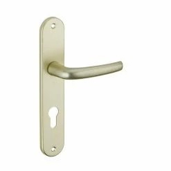 THIRARD - Ensemble De Poignées Pour Porte D'entrée Maia Trou De Cylindre, Carré 7mm, Entr'axes 195mm, Couleur F2