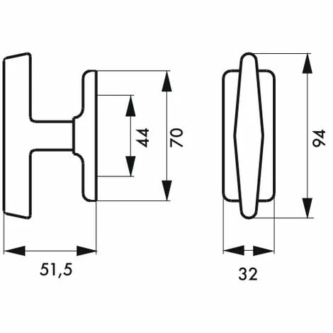 THIRARD - Bouton De Fenêtre Selene, Nickelé Satiné 4 THIRARD - Bouton De Fenêtre Selene, Nickelé Satiné – Image 2