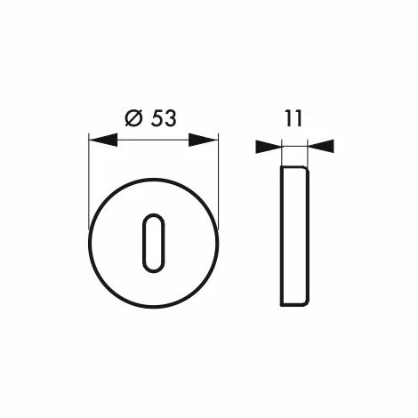THIRARD - Paire De Rosaces, Trou De Clé, Couleur F2 4 THIRARD - Paire De Rosaces, Trou De Clé, Couleur F2 – Image 2