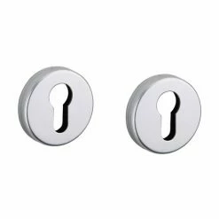 THIRARD - Paire De Rosaces Lunar, Trou De Cylindre, Argent