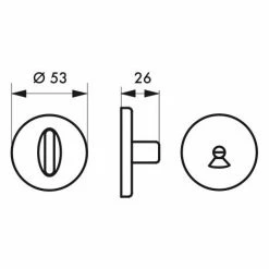 THIRARD - Paire De Rosaces, Condamnation, Inox 7 THIRARD - Paire De Rosaces, Condamnation, Inox -THIRARD Soldes 8905030 3