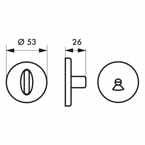 THIRARD - Paire De Rosaces, Condamnation, Inox 5 THIRARD - Paire De Rosaces, Condamnation, Inox – Image 3