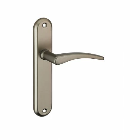 THIRARD - Ensemble De Poignées Pour Porte Intérieure Vesta Sans Trou, Carré 7mm, Entr'axes 165mm, Nickelé Satiné 3 THIRARD - Ensemble De Poignées Pour Porte Intérieure Vesta Sans Trou, Carré 7mm, Entr'axes 165mm, Nickelé Satiné