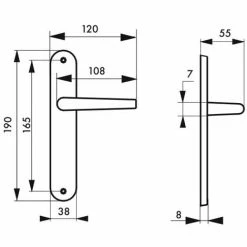THIRARD - Ensemble De Poignées Pour Porte Intérieure Vesta Sans Trou, Carré 7mm, Entr'axes 165mm, Nickelé Satiné 5 THIRARD - Ensemble De Poignées Pour Porte Intérieure Vesta Sans Trou, Carré 7mm, Entr'axes 165mm, Nickelé Satiné -THIRARD Soldes 8905039 2
