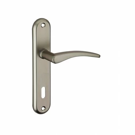 THIRARD - Ensemble De Poignées Pour Porte De Chambre Vesta Trou De Clé, Carré 7mm, Entr'axes 165mm, Nickelé Satiné 3 THIRARD - Ensemble De Poignées Pour Porte De Chambre Vesta Trou De Clé, Carré 7mm, Entr'axes 165mm, Nickelé Satiné