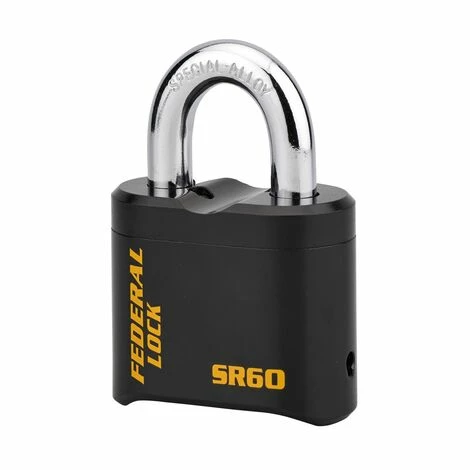 THIRARD - Cadenas à Combinaison Fédéral Lock SRH, Acier, 4 Chiffres, Chantier, Anse Acier, 62mm, Noir 3 THIRARD - Cadenas à Combinaison Fédéral Lock SRH, Acier, 4 Chiffres, Chantier, Anse Acier, 62mm, Noir