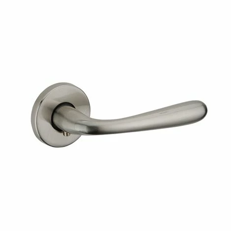 THIRARD - Paire De Béquilles Junon Pour Porte, Carré 7mm, Nickelé Brossée 3 THIRARD - Paire De Béquilles Junon Pour Porte, Carré 7mm, Nickelé Brossée