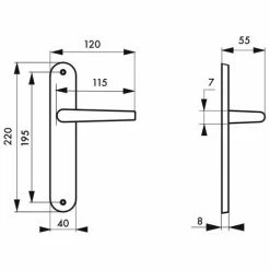THIRARD - Ensemble De Poignées Pour Porte Intérieure Marianne Sans Trou, Carré 7mm, Entr'axes 195mm, Laiton Poli 5 THIRARD - Ensemble De Poignées Pour Porte Intérieure Marianne Sans Trou, Carré 7mm, Entr'axes 195mm, Laiton Poli -THIRARD Soldes 8905058 2