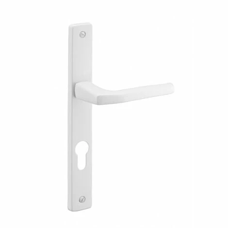 THIRARD - Paire De Poignées Trou De Cylindre Picardie Pour Porte D'entrée, Laqué Blanc 3 THIRARD - Paire De Poignées Trou De Cylindre Picardie Pour Porte D'entrée, Laqué Blanc