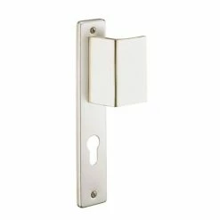 THIRARD - Ensemble De Poignées Pour Porte D'entrée Palière Picardie Trou De Cylindre, Carré 7mm, Entr'axes 195mm, Couleur F2