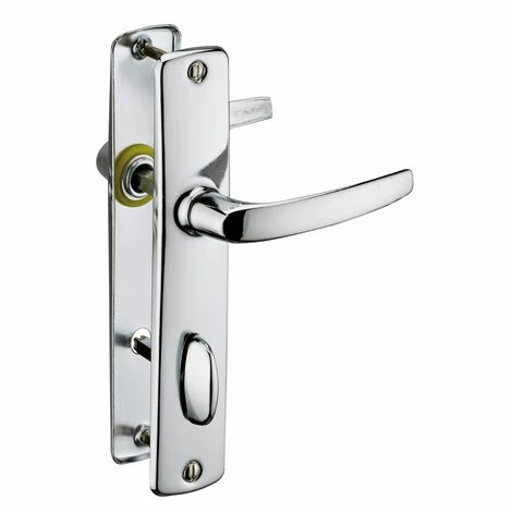 THIRARD - Ensemble De Poignées Pour Porte Intérieure Abbeville à Condamnation Clé, Carré 7mm, Entr'axes 165mm, Chromé 4 THIRARD - Ensemble De Poignées Pour Porte Intérieure Abbeville à Condamnation Clé, Carré 7mm, Entr'axes 165mm, Chromé – Image 2