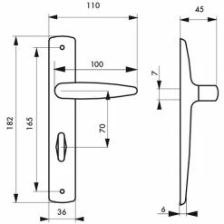 THIRARD - Ensemble De Poignées Pour Porte Intérieure Abbeville à Condamnation Clé, Carré 7mm, Entr'axes 165mm, Chromé 7 THIRARD - Ensemble De Poignées Pour Porte Intérieure Abbeville à Condamnation Clé, Carré 7mm, Entr'axes 165mm, Chromé -THIRARD Soldes 8905078 3