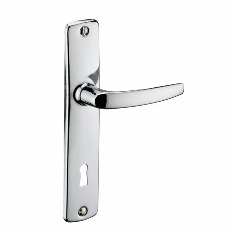 THIRARD - Ensemble De Poignées Pour Porte Intérieure Abbeville Trou De Clé, Carré 7mm, Entr'axes 165mm, Chromé 3 THIRARD - Ensemble De Poignées Pour Porte Intérieure Abbeville Trou De Clé, Carré 7mm, Entr'axes 165mm, Chromé