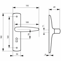 THIRARD - Ensemble De Poignées Pour Porte Intérieure Abbeville Trou De Clé, Carré 7mm, Entr'axes 165mm, Chromé 7 THIRARD - Ensemble De Poignées Pour Porte Intérieure Abbeville Trou De Clé, Carré 7mm, Entr'axes 165mm, Chromé -THIRARD Soldes 8905079 3
