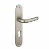 THIRARD - Ensemble De Poignées Pour Porte D'entrée Chantilly Trou De Cylindre, Carré 7mm, Entr'axes 195mm, Anodisé Inox -THIRARD Soldes 8905093 1