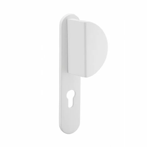 THIRARD - Ensemble De Poignées Pour Porte D'entrée Palière Chantilly Trou De Cylindre, Carré 7mm, Entr'axes 195mm, Blanc 3 THIRARD - Ensemble De Poignées Pour Porte D'entrée Palière Chantilly Trou De Cylindre, Carré 7mm, Entr'axes 195mm, Blanc