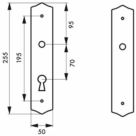 THIRARD - Plaque De Propreté, Trou De Clé, Blanc 4 THIRARD - Plaque De Propreté, Trou De Clé, Blanc – Image 2