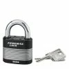 THIRARD - Cadenas à Clé Fédéral Lock Protector, Extérieur, Acier, Double Verrouillage, 63mm, 2 Clés