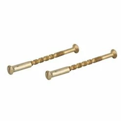 THIRARD - Jeu De 2 Vis Sécables Avec Douilles, M4x50, Laitonné