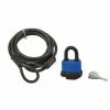 THIRARD - Câble Twisty Acier 6mmx1.8m Avec Cadenas 40mm, Vélo, Abris De Jardi 2 Clés, Noir -THIRARD Soldes 8905129 1