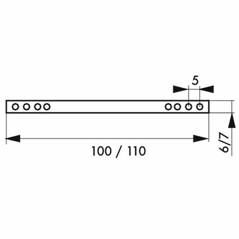 THIRARD - Carré Percé 6x100mm, Accessoire Pour Porte Intérieure 4 THIRARD - Carré Percé 6x100mm, Accessoire Pour Porte Intérieure – Image 2