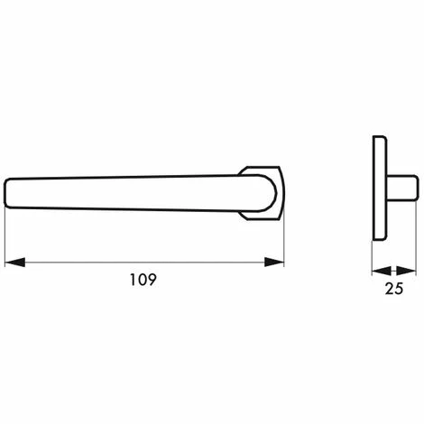 THIRARD - Paire De Béquilles Pour Porte D'entrée Chantilly, Carré 7mm, Laqué Blanc 4 THIRARD - Paire De Béquilles Pour Porte D'entrée Chantilly, Carré 7mm, Laqué Blanc – Image 2