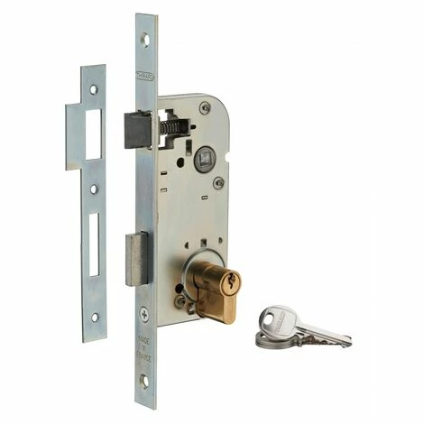 THIRARD - Serrure Encastrable à Cylindre Pour Porte D'entrée, Axe 40mm, Bouts Carrés, Cylindre 30x30mm, Zingué, 3 Clés 4 THIRARD - Serrure Encastrable à Cylindre Pour Porte D'entrée, Axe 40mm, Bouts Carrés, Cylindre 30x30mm, Zingué, 3 Clés – Image 2