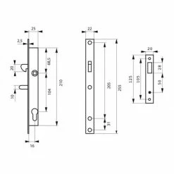 THIRARD - Serrure Encastrable à Crochet à Cylindre, Axe 16mm, Bouts Carrés, Cylindre 30x30mm, Zingué, 3 Clés 6 THIRARD - Serrure Encastrable à Crochet à Cylindre, Axe 16mm, Bouts Carrés, Cylindre 30x30mm, Zingué, 3 Clés -THIRARD Soldes 8905206 2